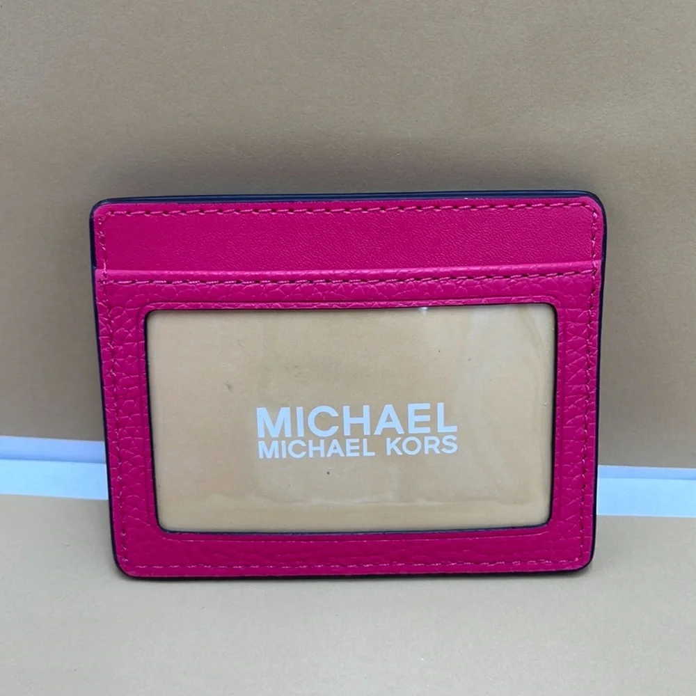 MICHAEL KORS
Large Pebbled Leather Card Holder Case
Electric Pink 
NWT - Picture 12 of 16